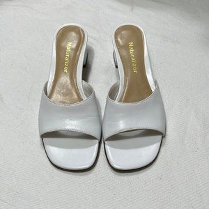 Vintage Naturalizer Britney White Leather Heels